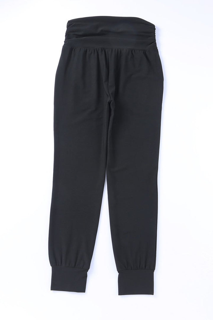 Anda High Waist Pleated Pocket Leggings - Rebel Nomad