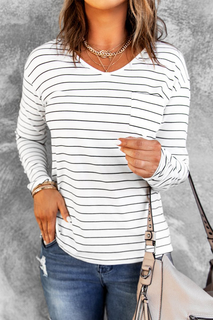 Bailey V Neck Long Sleeve Top - Rebel Nomad