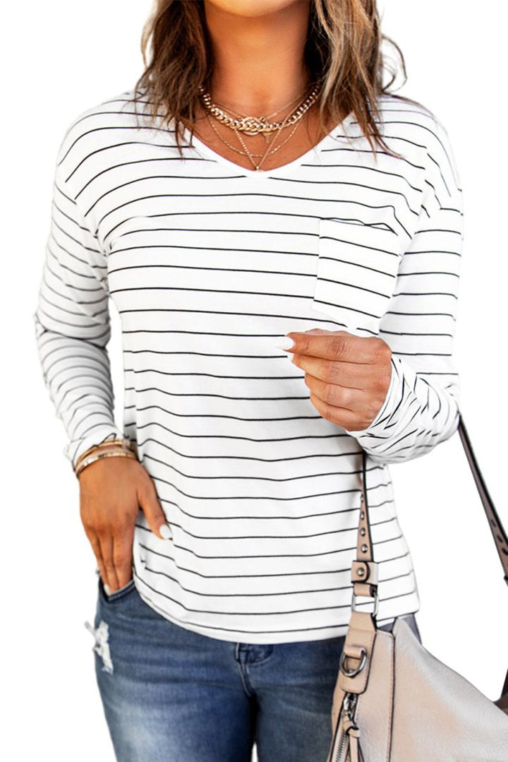 Bailey V Neck Long Sleeve Top - Rebel Nomad