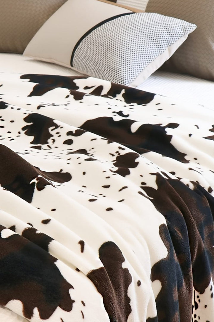 Brianna Cow Spots Plush Blanket 150 x 200cm - Rebel Nomad
