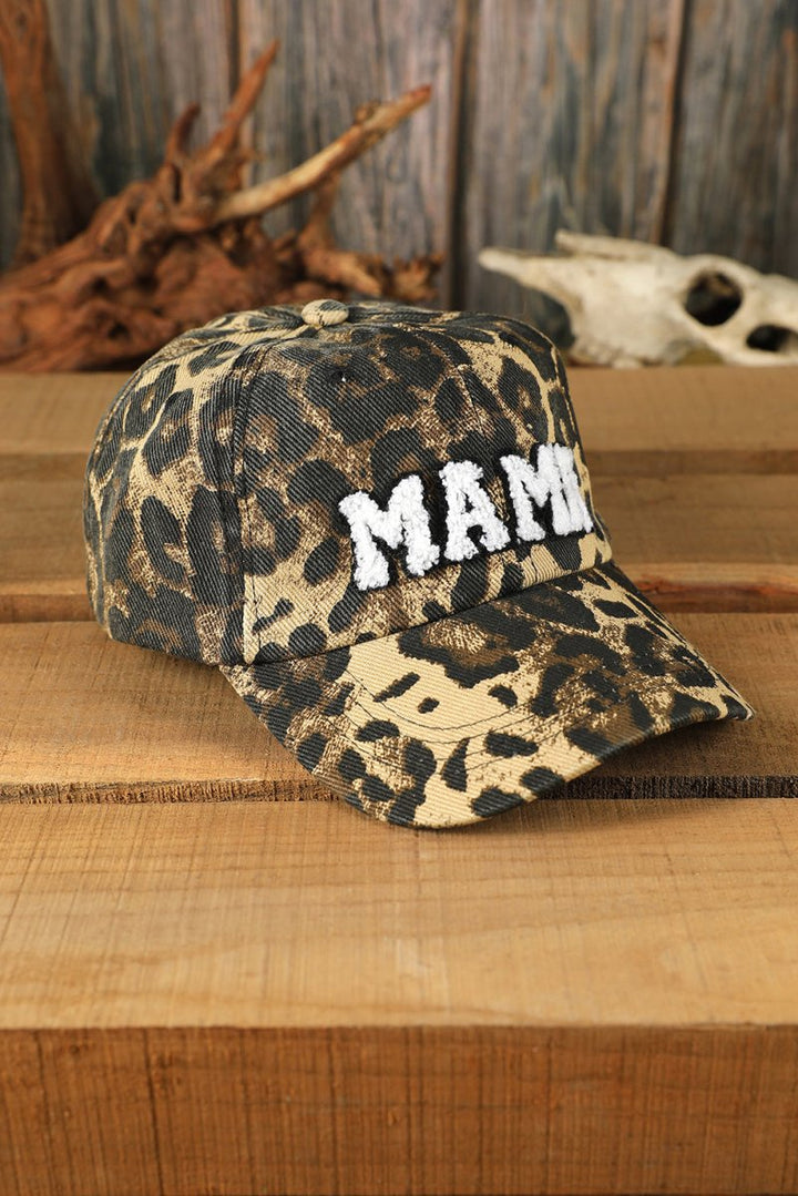 Briony Leopard "MAMA" Embroidered Leopard Baseball Cap - Rebel Nomad