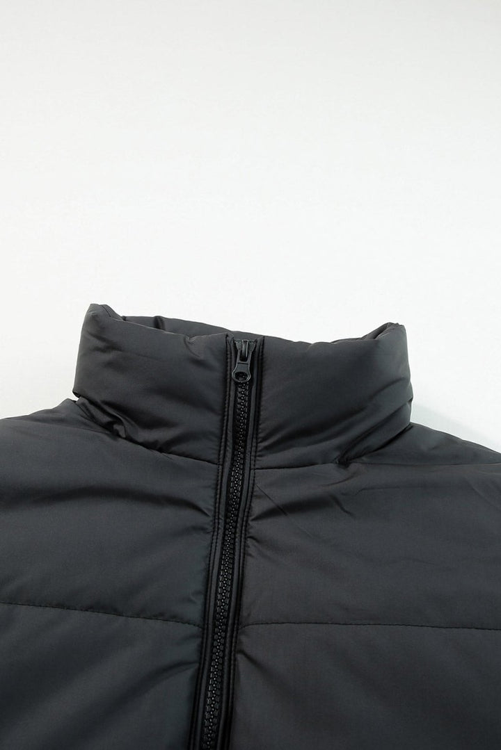 Candance Zip Up Drawstring Hem Puffer Coat - Rebel Nomad