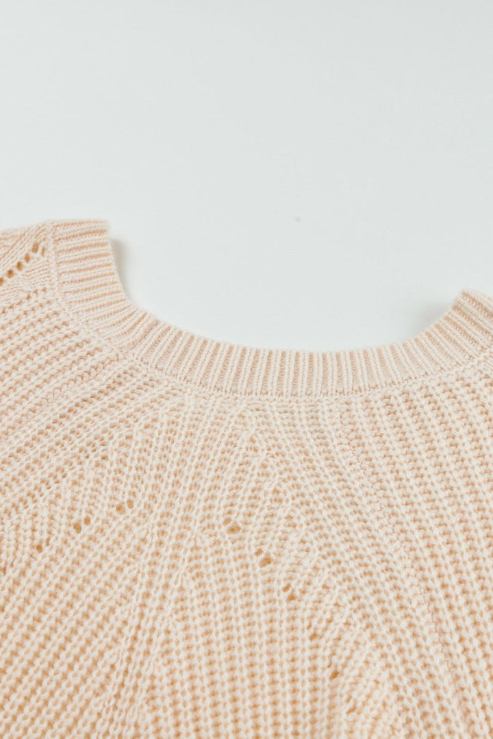 Carolina Casual Cut Out Sweater Top - Rebel Nomad