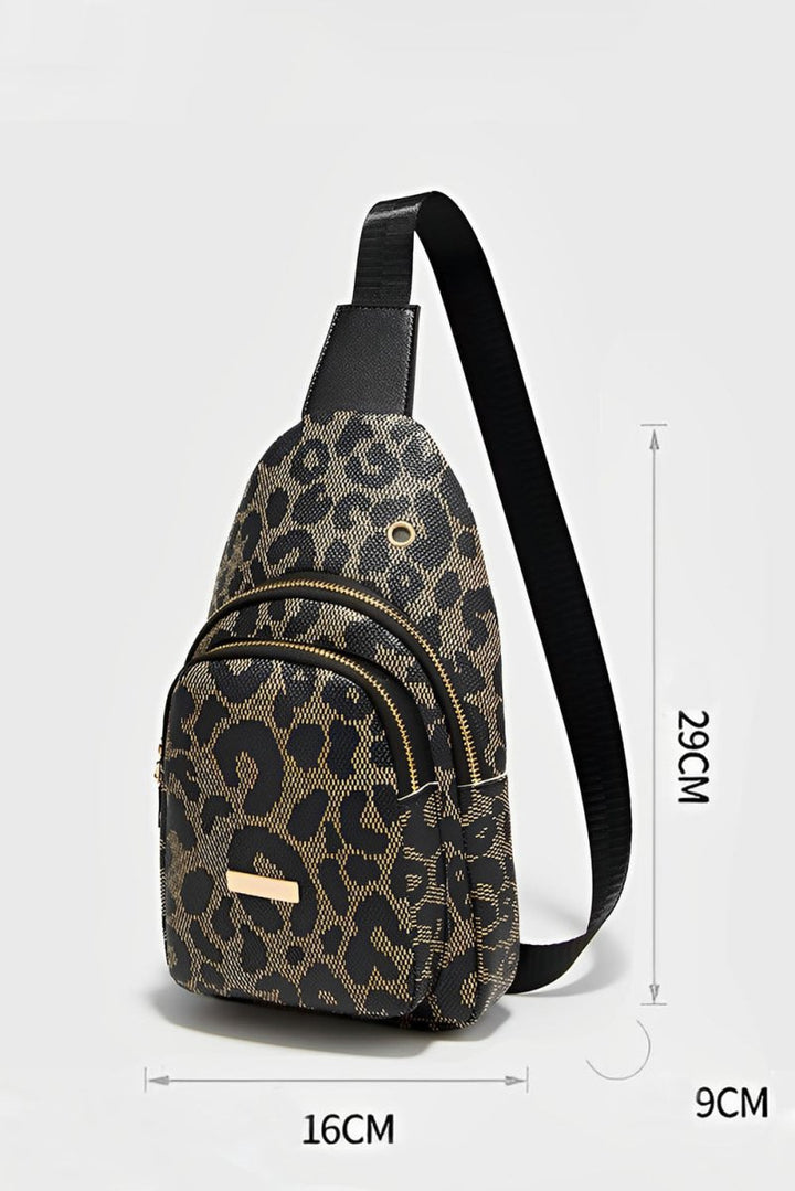 Celandine Leopard Print Sling Bag - Rebel Nomad