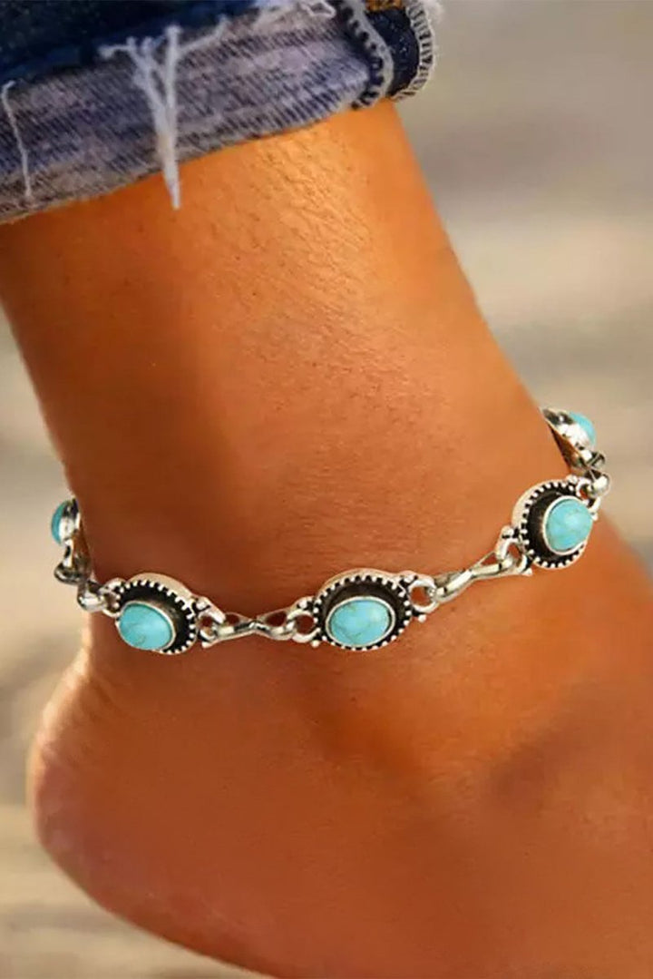 Elisabeth Bohemian Turquoise Casual Anklet - Rebel Nomad