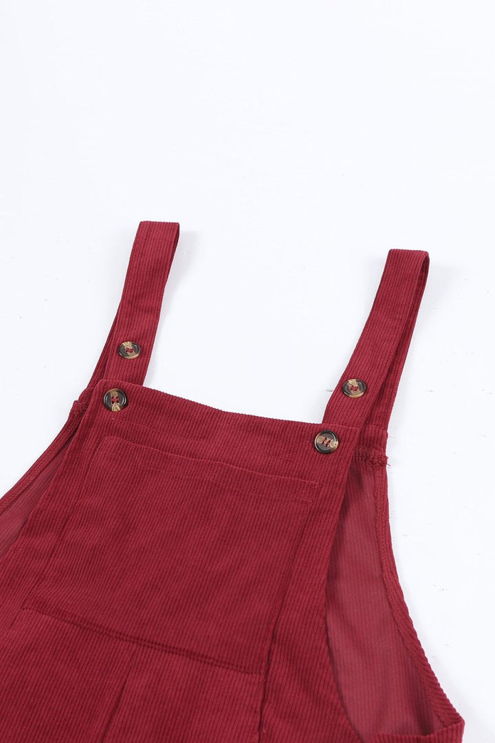 Erika Corduroy Wide Leg Bib Overalls - Rebel Nomad