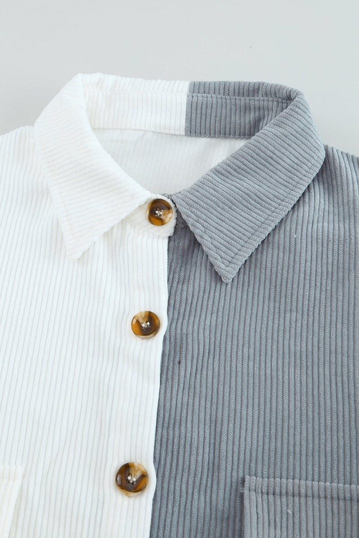 Ernestina Color Block Button Shirt - Rebel Nomad