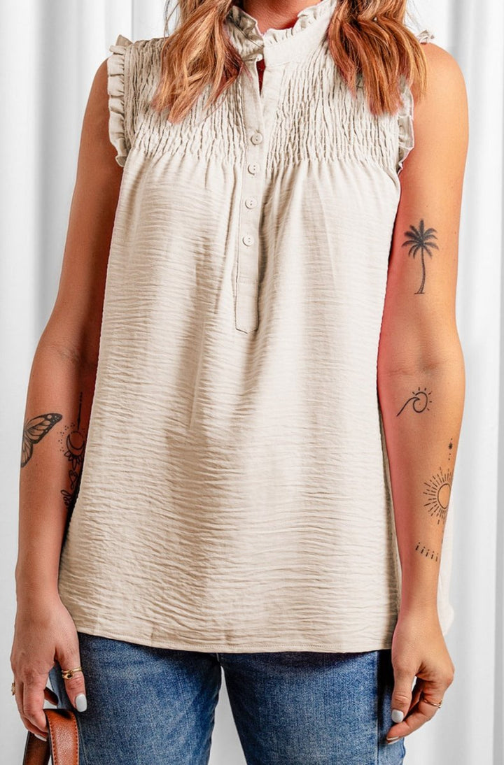 Felis Frilled Tank Top - Rebel Nomad