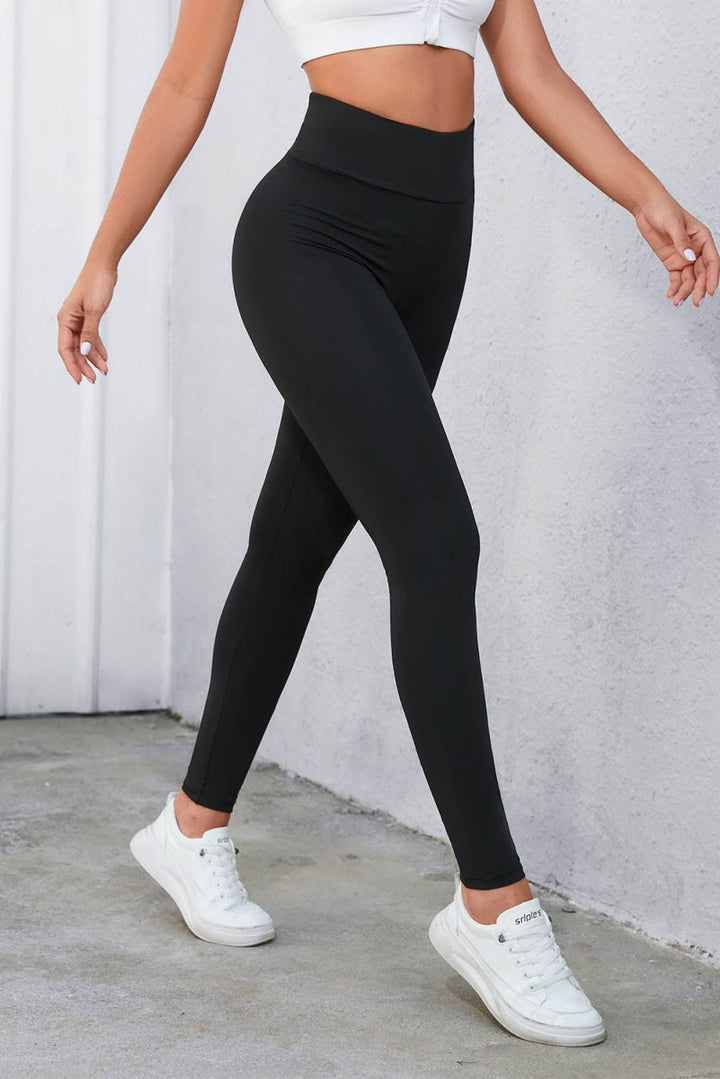 Fiammetta Criss Cross Tummy Control High Waist Leggings - Rebel Nomad