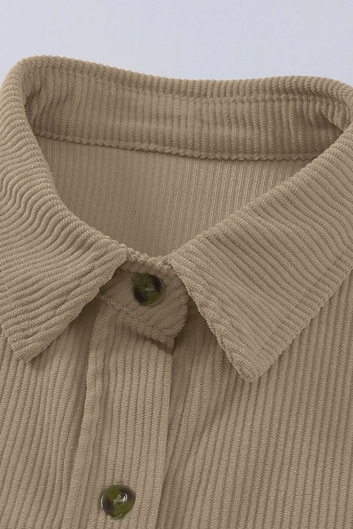 Grania Corduroy Button Pocket Shirt - Rebel Nomad