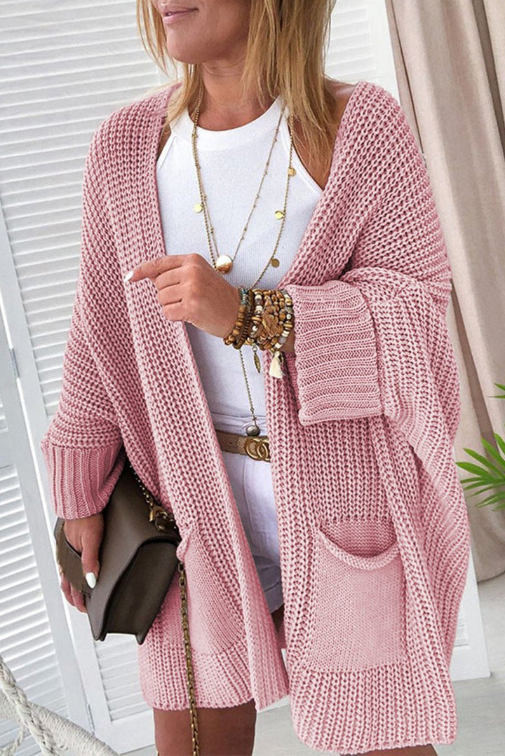 Maelynn Oversized Fold Over Sleeve Sweater Cardigan - Rebel Nomad