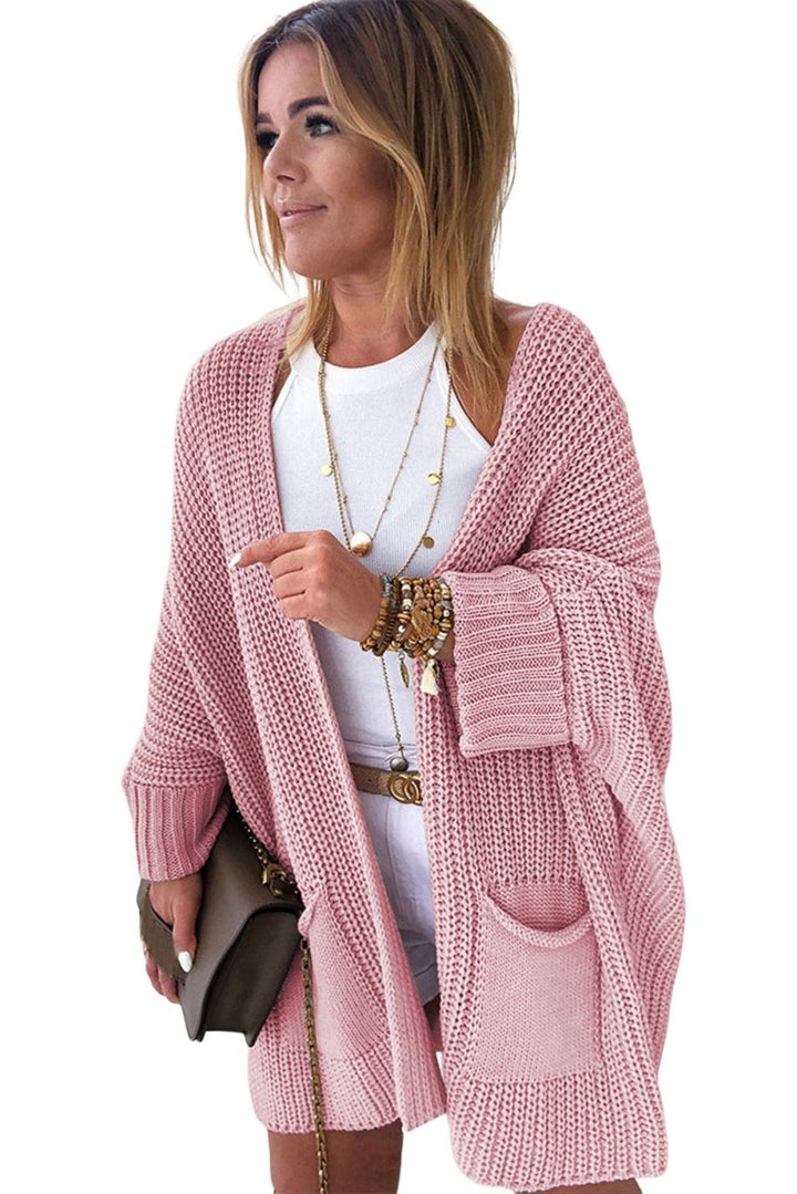 Maelynn Oversized Fold Over Sleeve Sweater Cardigan - Rebel Nomad