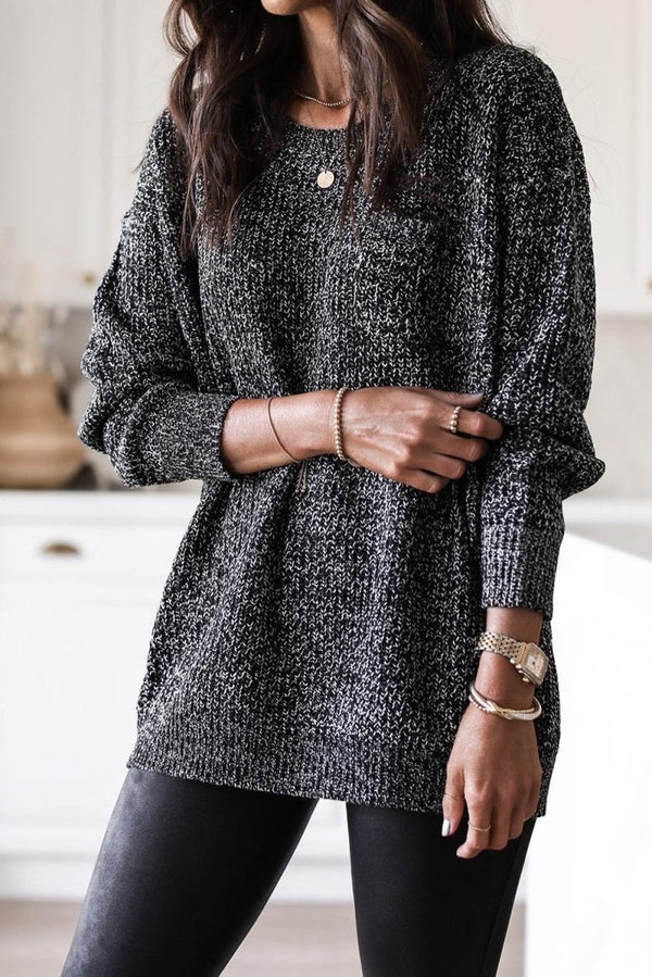 Maite Glittering Long Sleeve Tunic Sweater - Rebel Nomad