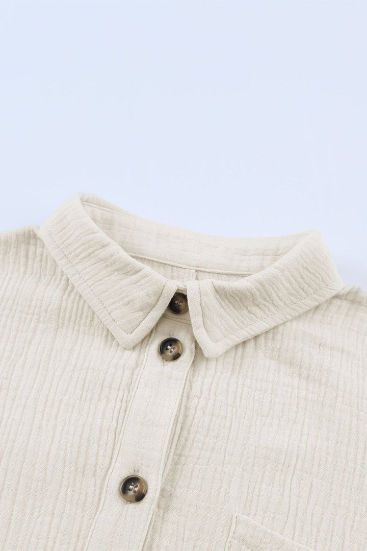 Maryam Button Pockets Drawstring Waist Dress - Rebel Nomad