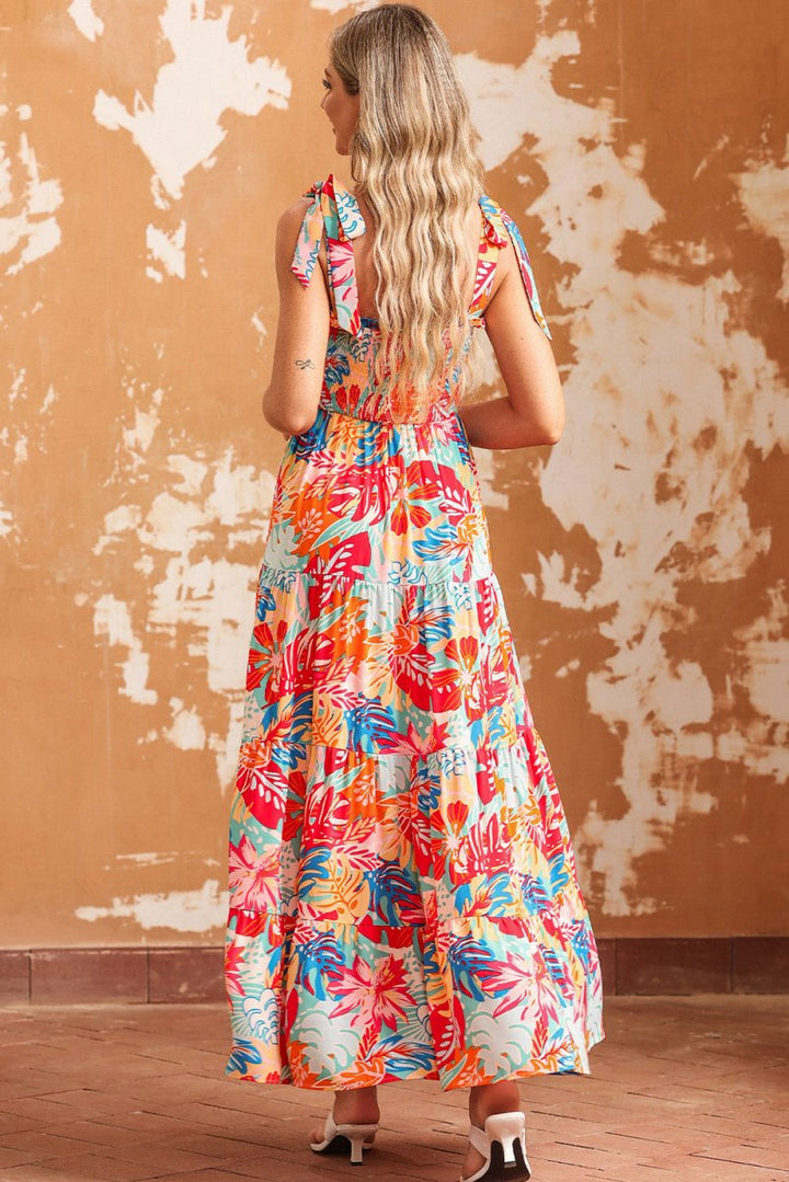 Rosabelle Smocked Ruffle Tiered Maxi Dress - Rebel Nomad