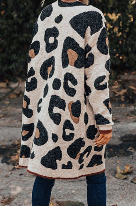 Skye Animal Print Open Midi Cardigan - Rebel Nomad