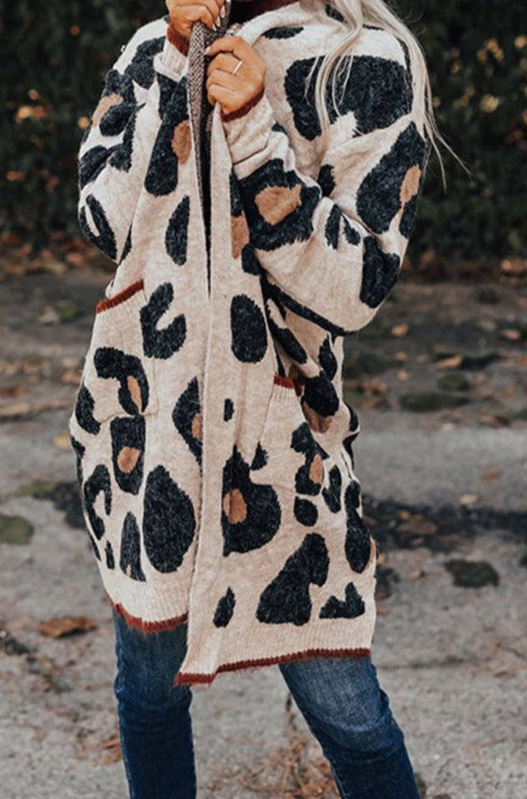 Skye Animal Print Open Midi Cardigan - Rebel Nomad