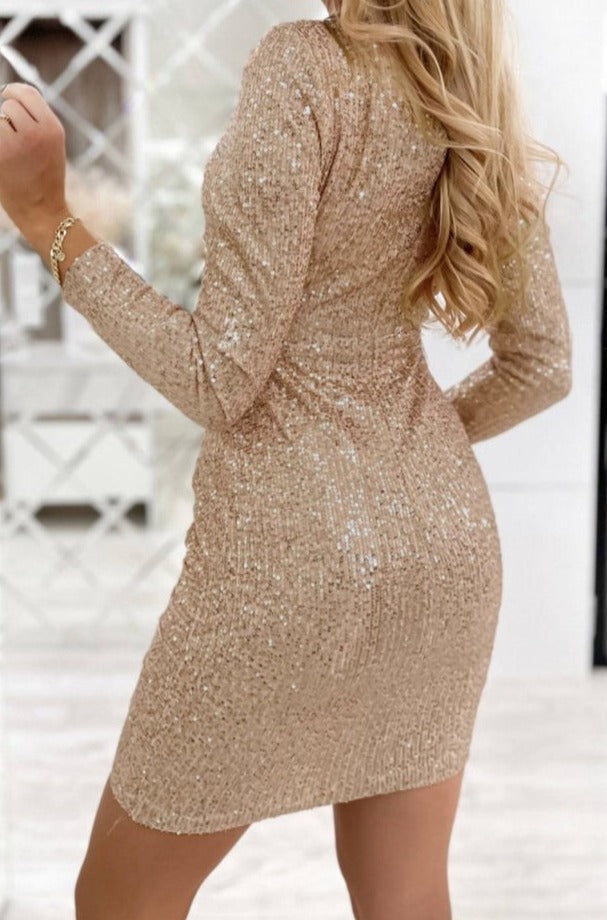 Ulyana Knot Pack Hip Sequin Dress - Rebel Nomad