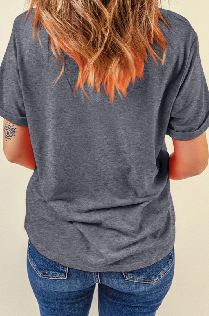 Vivendel Casual Plain Crew Neck Tee - Rebel Nomad