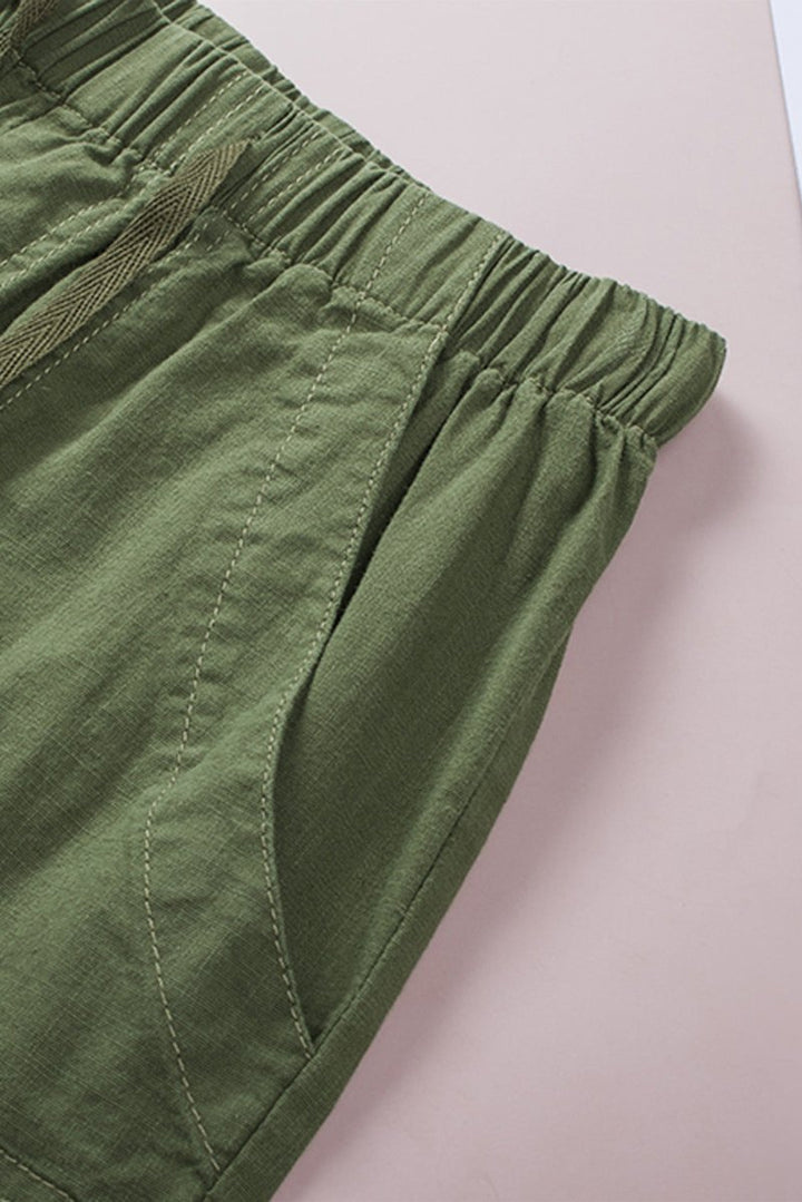 Yesenia Casual Pocketed Frayed Denim Shorts - Rebel Nomad