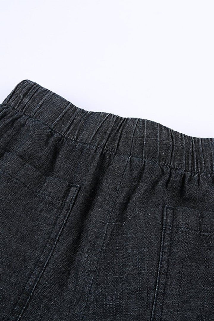 Yesenia Casual Pocketed Frayed Denim Shorts - Rebel Nomad